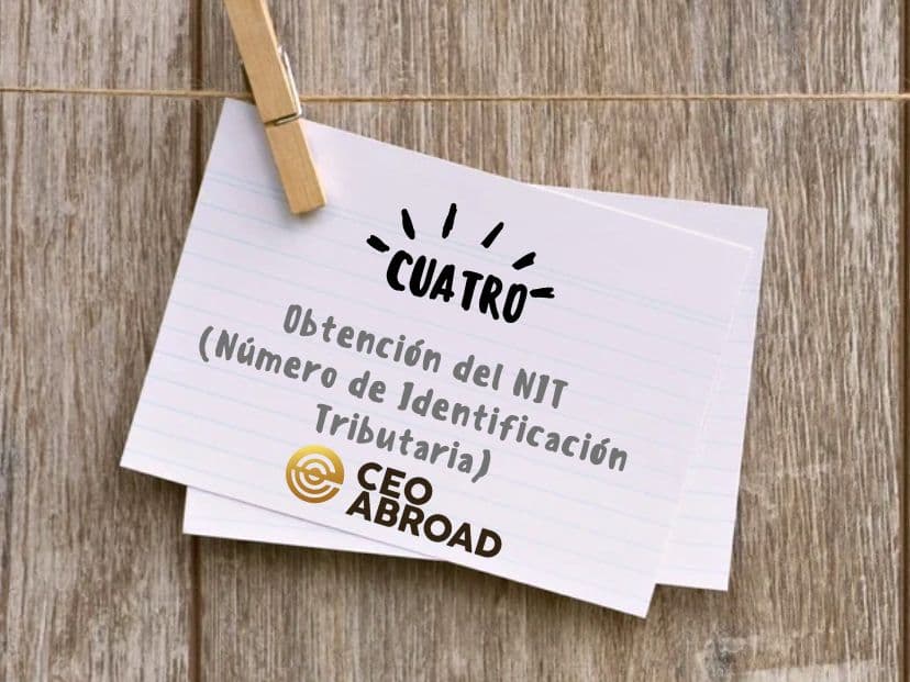 4. Obtención del NIT (Número de Identificación Tributaria)